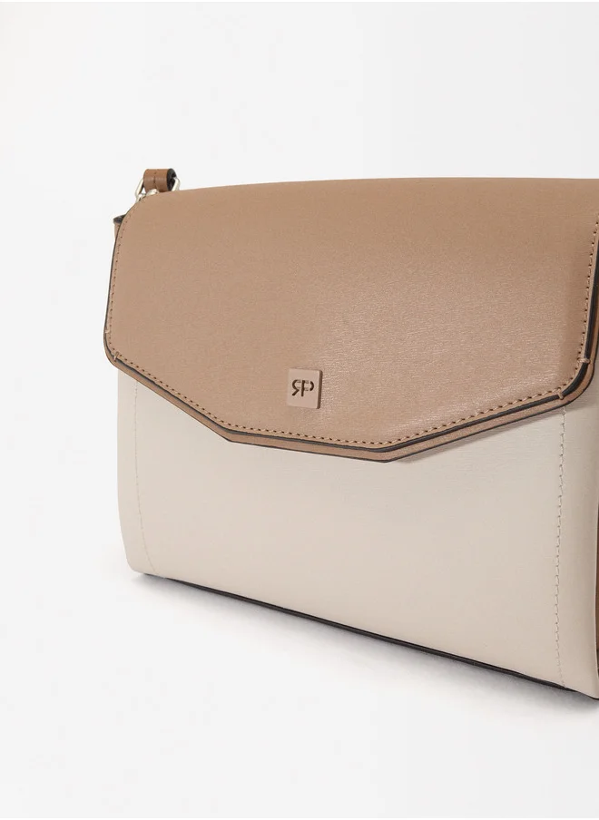PARFOIS Crossbody Bag With Flap Closure
