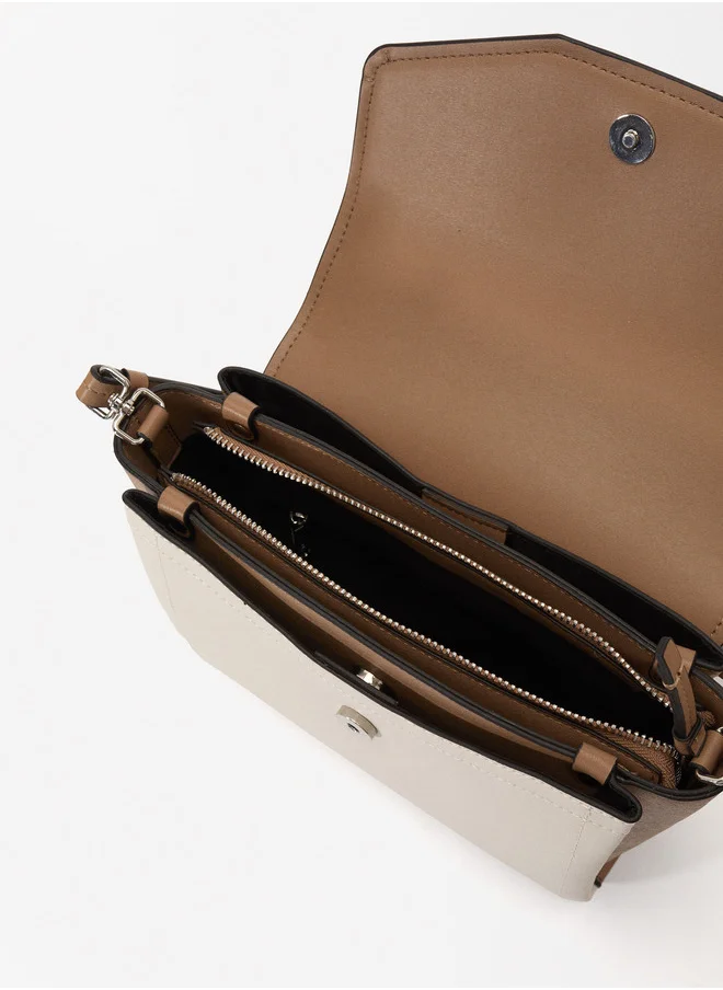 PARFOIS Crossbody Bag With Flap Closure