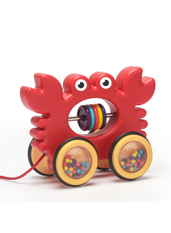 Toy Pull Machine Generic Children's Pull-along Toy Tractor Car Hand-pull Rope Animal ...
