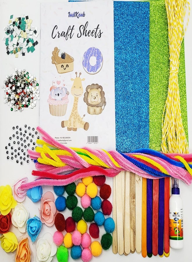 STEMTICS DIY Craft Kit for Kids | Beginner Craft Set | Art & Craft Set for Girls & Boys Age 4-8 | Fun Art and Craft Kit for Kids Age 3-10 (Beginner Craft Set) - Image 2