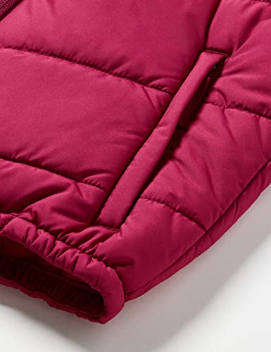 Jack Wolfskin girls Three Hills Jacket Kids Outerwear, Dark Ruby, Small US - Image 4