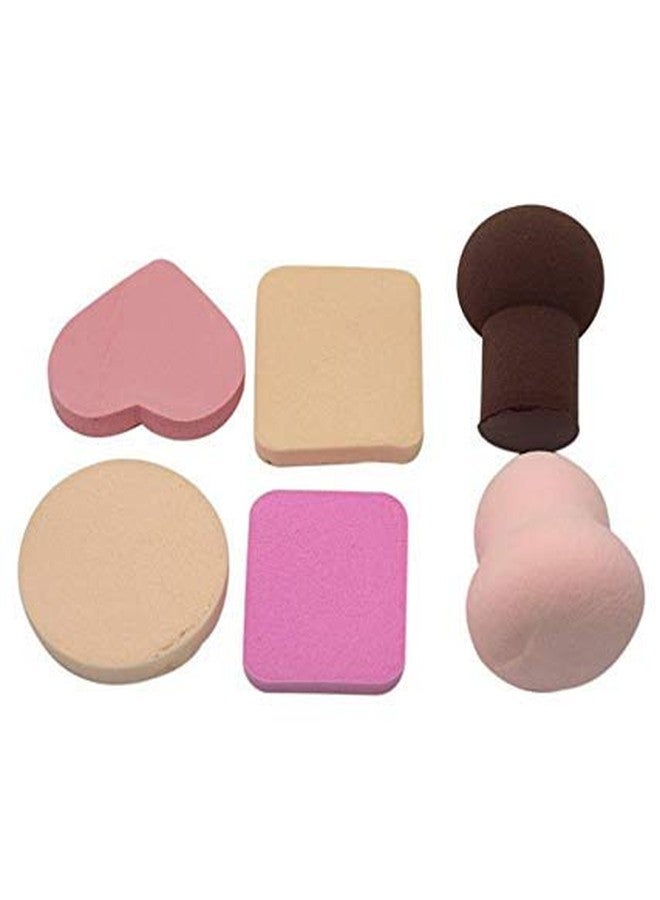 DATNASAYAD باقة إسفنجات مكياج DATNASAYAD 6 في 1 للمكياج الاحترافي (متعدد الألوان) - Image 4