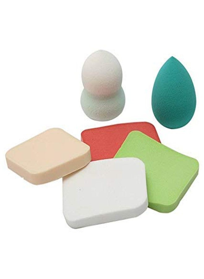 DATNASAYAD باقة إسفنجات مكياج DATNASAYAD 6 في 1 للمكياج الاحترافي (متعدد الألوان) - Image 3