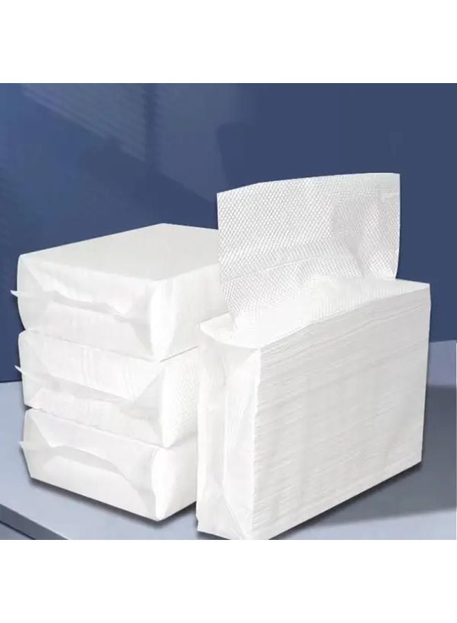 4 Packs 150 Sheets Heavy Duty Commercial Hand Paper Towels White - Image 2