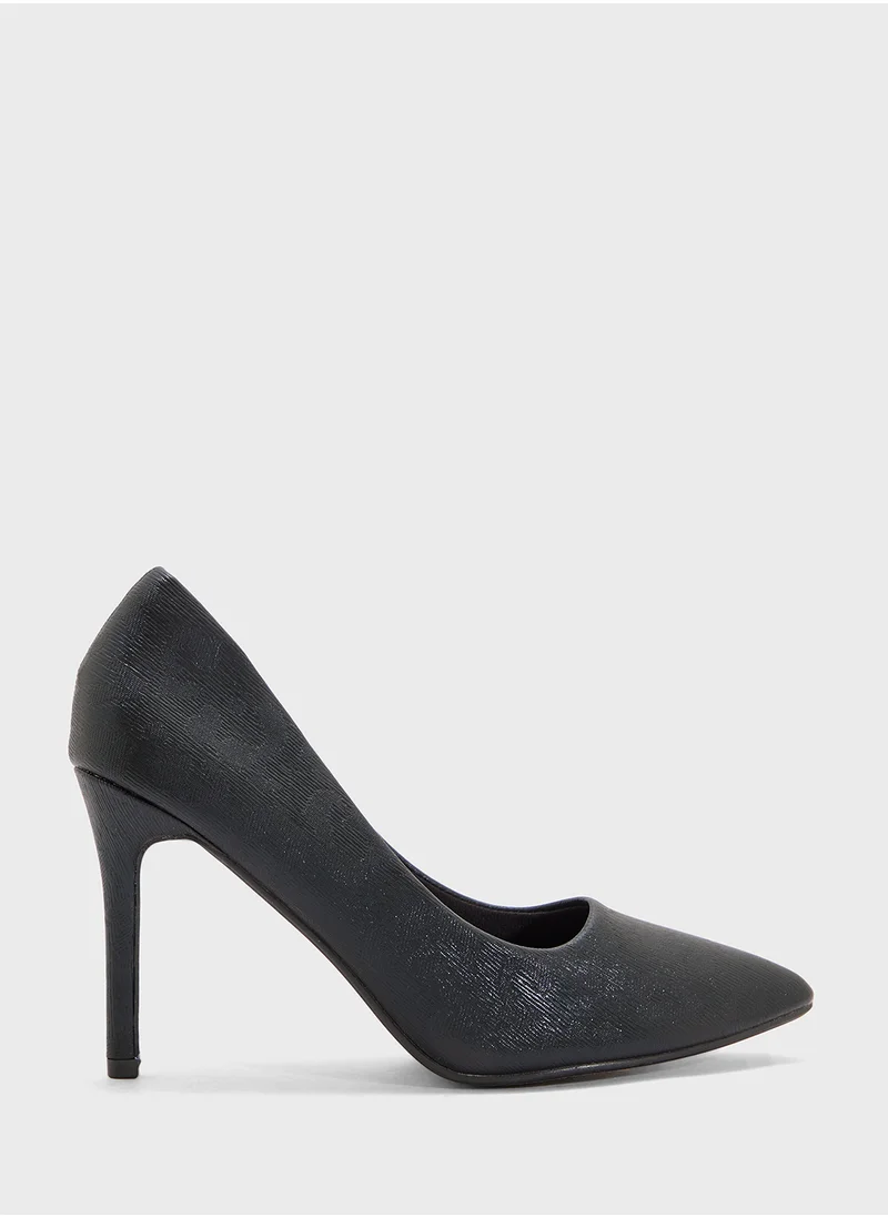 B&R High Heel Pointed Pump