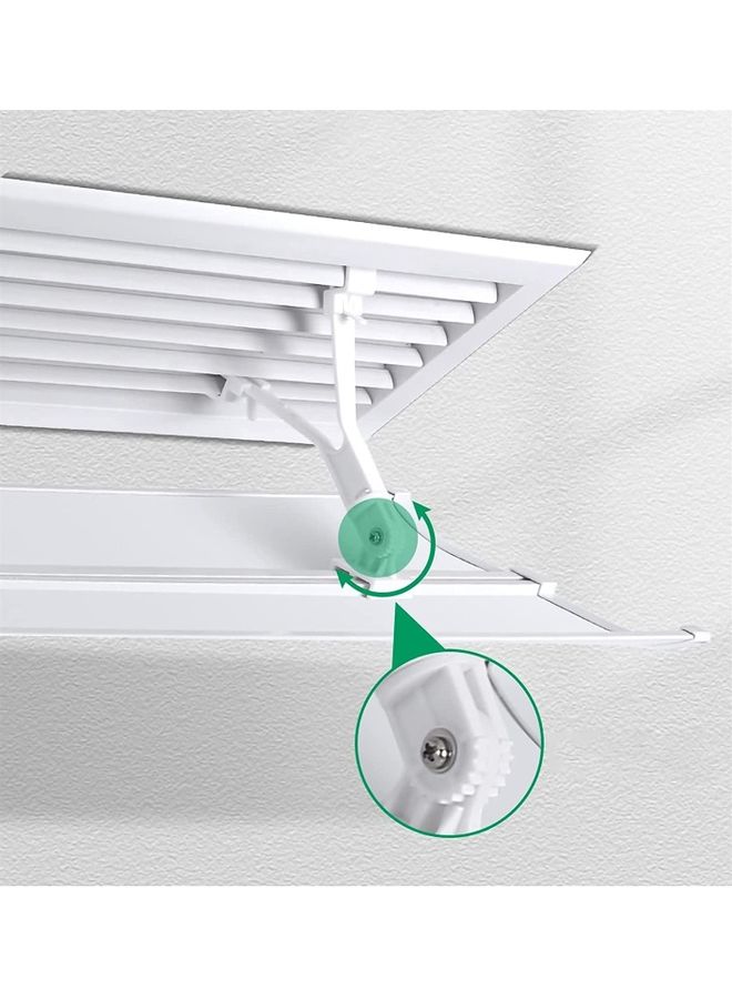 NIBEMINENT Adjustable Air Conditioner Deflector T121 White  - Image 5