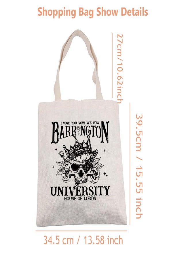 Lywjyb Birdgot Dark Romance Inspired Tote Bag House of Lords Gift Romance Book Club Merch (Barring Tote) - Image 2
