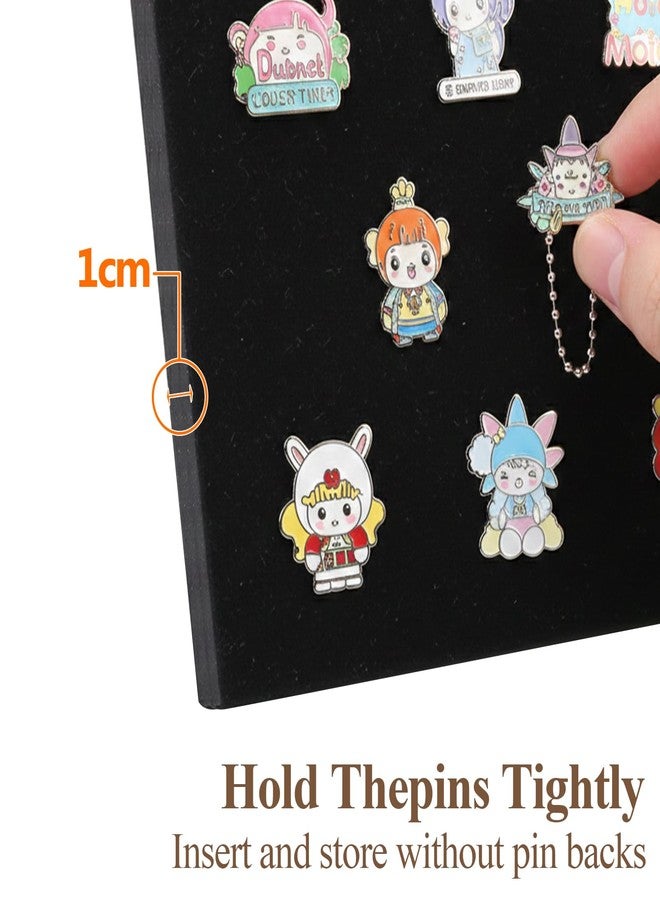 Leopacat 9X12 Pin Display Case - Enamel Pin Display Board Frame Collection Case,Wall Decor 4-24 Badges with EVA Foam and Clear Front for Enamel Pins,Medals,Jewelry,(Coffee) - Image 4