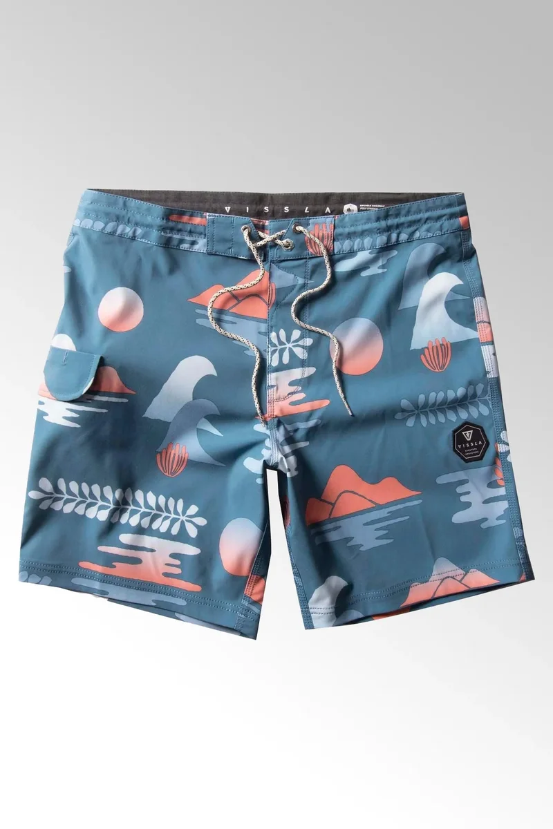 Vissla The Isle 17.5" Swimshort Harbor Blue
