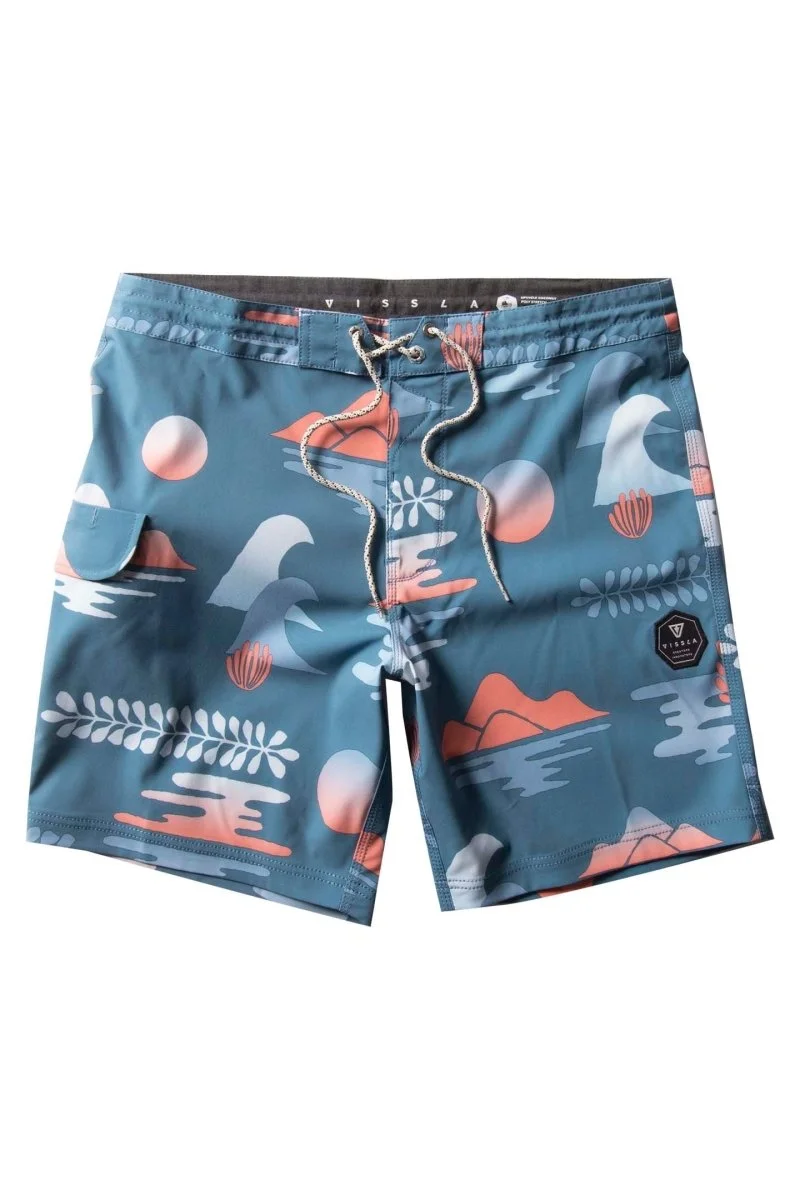 Vissla The Isle 17.5" Swimshort Harbor Blue