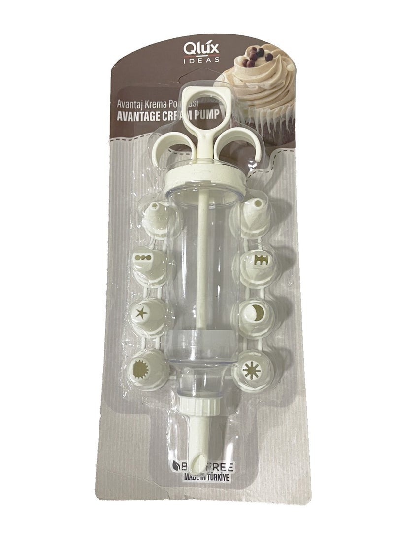 MAXQON Cream Injector Pump 9 Piece Set Cake Decorating Kit Cream Gun  - Image 5