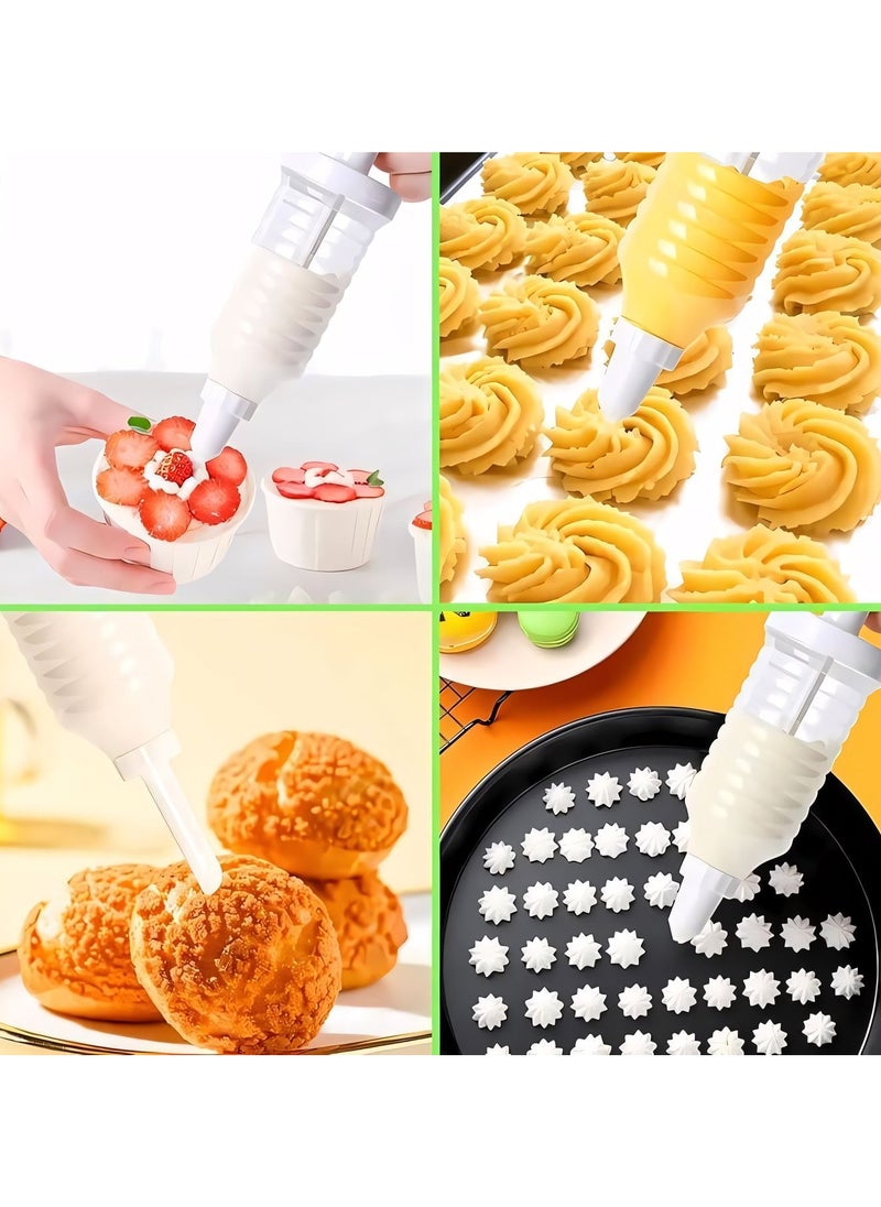 MAXQON Cream Injector Pump 9 Piece Set Cake Decorating Kit Cream Gun  - Image 2