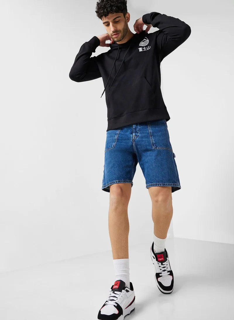 Namshi x Sustainable Oversize Hoodie With Back Print