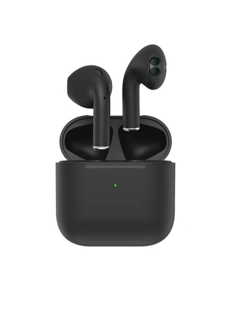 HainoTeko - Air-1 Mini Wireless Bluetooth Earbuds Apple & Android Compatibility Built-in Microphone True Wireless Earbuds in-Ear Bluetooth Headphones Earphones Auto Power On/Off Touch Control Super Clear Mic Black - Image 1