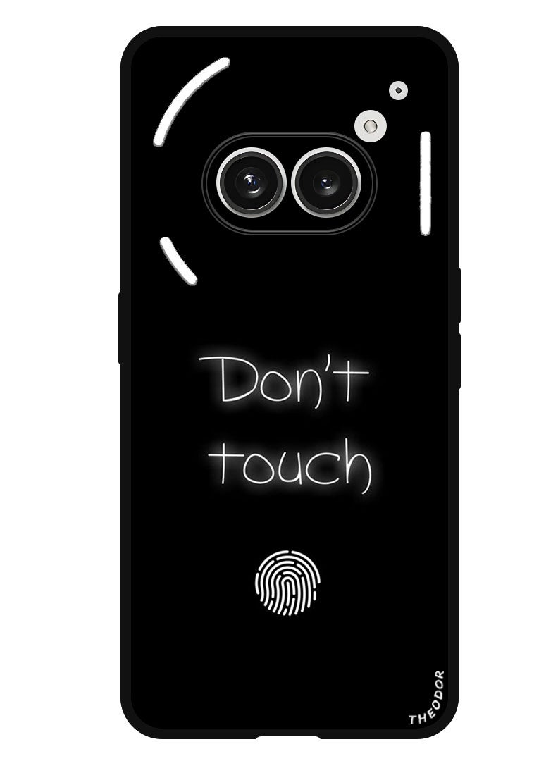 Theodor Protective Case Anti Scratch Shock Proof Bumper Cover For Nothing Phone (2A) Plus - Nothing Phone (2A) Dont touch (2) - Image 1