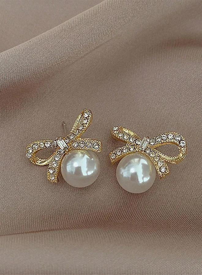 Take Two  Set of 6 - Faux Pearl Embellished Earrings for Women | Best Price UAE