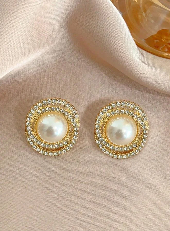 Take Two  Set of 6 - Faux Pearl Embellished Earrings for Women | Best Price UAE