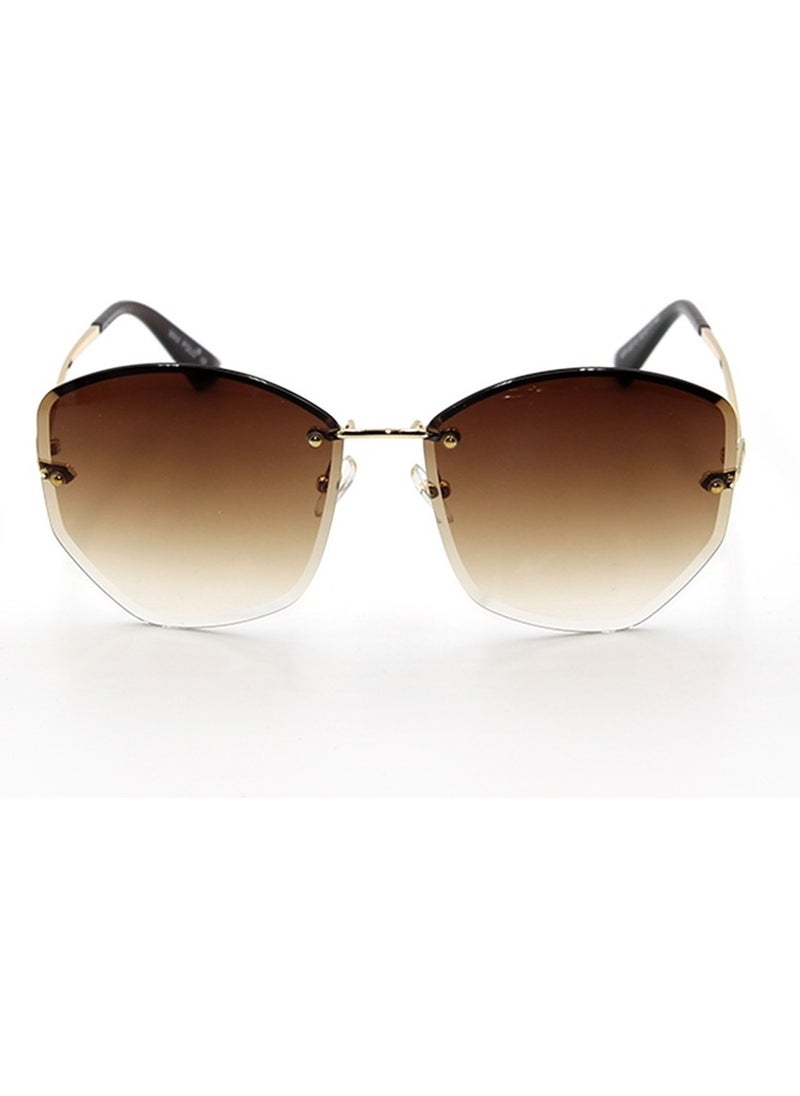 Max Polo - Brown UV400 Women's Sunglasses - 1MP6515R002 - Image 1