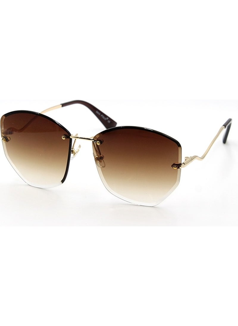 Max Polo - Brown UV400 Women's Sunglasses - 1MP6515R002 - Image 1