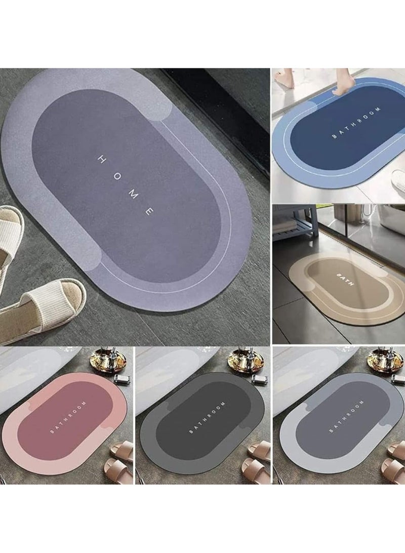 3D Soft Quick-Drying Anti-Slip Bath Mat Size 58*38cm