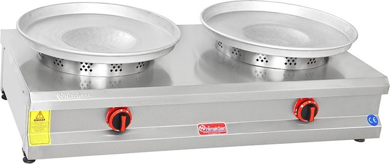 Himaksan Industrial LPG Cylinder Double Counter Top Tantuni Oven 