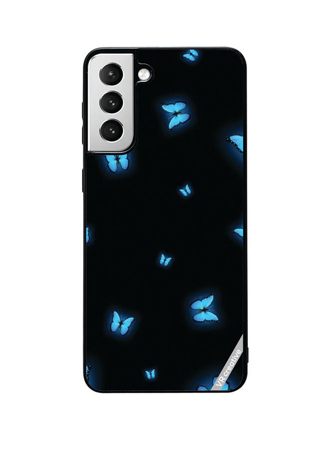 VR CREATIVE Protective Case Cover For Samsung Galaxy S22 5G Butterfly Design Multicolour - Image 1