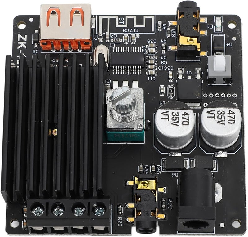 ZK 1002M Digital Amplifier Board BT 5.0 Mini Dual Channel Stereo Receiver for Home Theater Sound System - Image 3