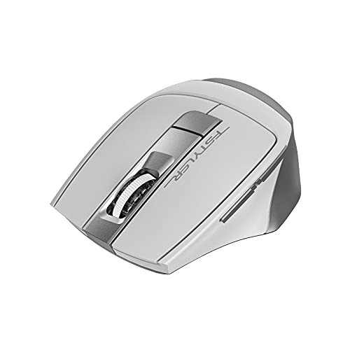 A4tech FB35 Bluetooth & 2.4G Wireless Mouse Compatible with PC/Android/iOS/MAC - ICY White - Image 1