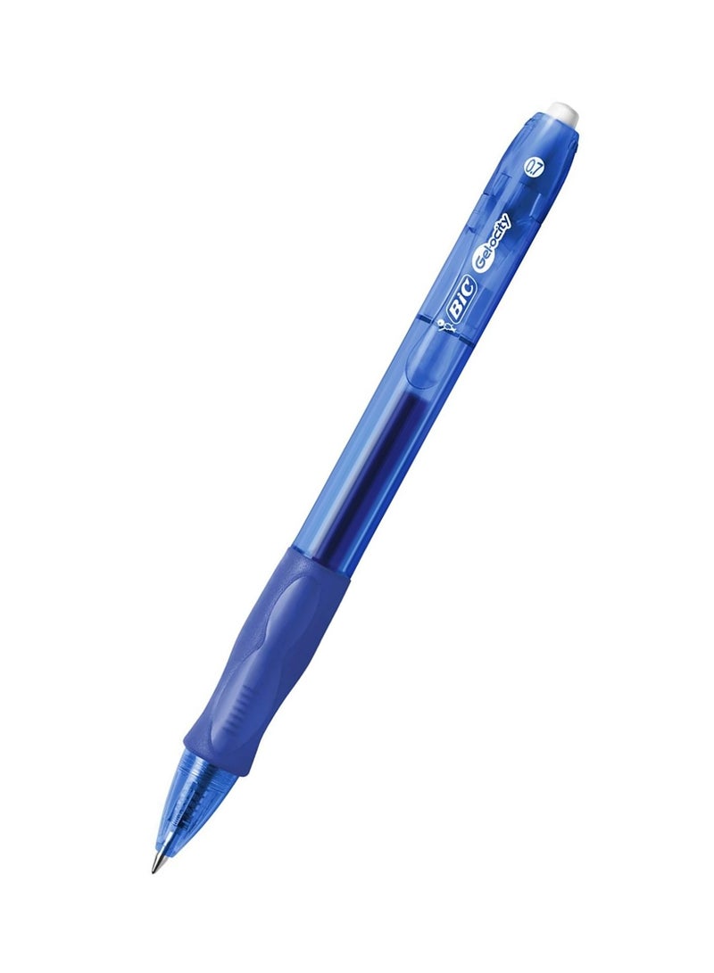 Bic 4-Piece Gelocity Gel Ink Pen 0.7mm Tip Blue Ink  - Image 2