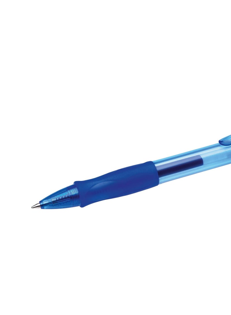 Bic 4-Piece Gelocity Gel Ink Pen 0.7mm Tip Blue Ink  - Image 3
