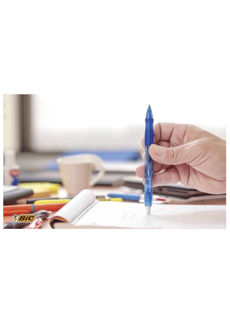 Bic 4-Piece Gelocity Gel Ink Pen 0.7mm Tip Blue Ink  - Image 4