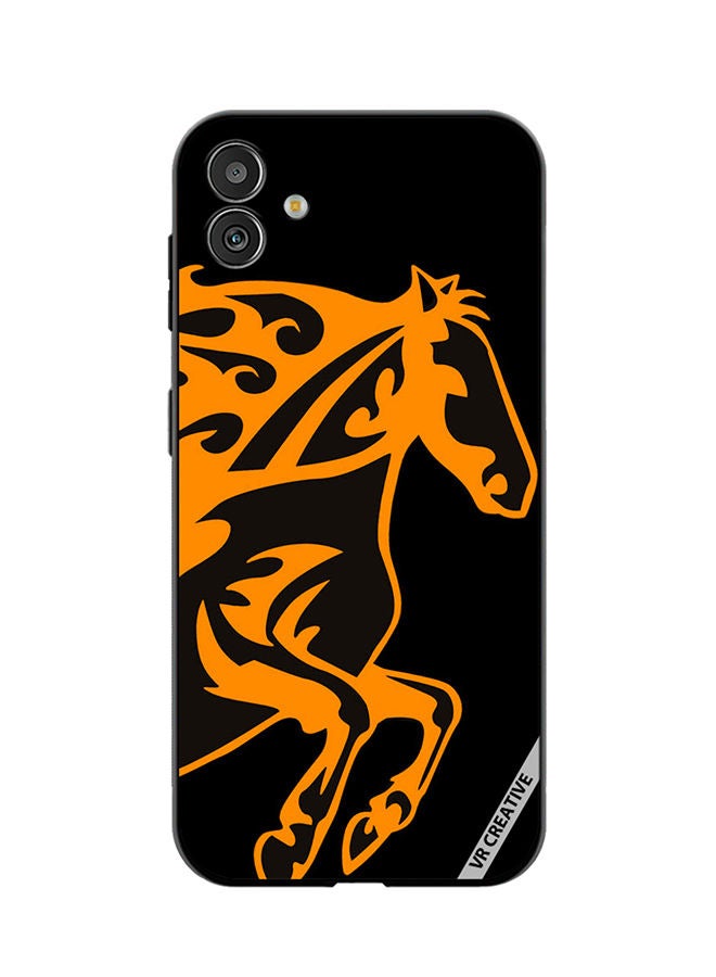 VR CREATIVE Protective Case Cover For Samsung Galaxy F14 Horse Flame Design Multicolour - Image 1