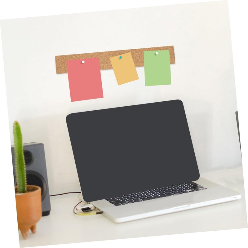 NUOBESTY 2pcs Self-Adhesive Cork Message Strips for Bulletin Board Bars for Easy Memo and Photo Display for Smooth Walls and Doors - Image 2