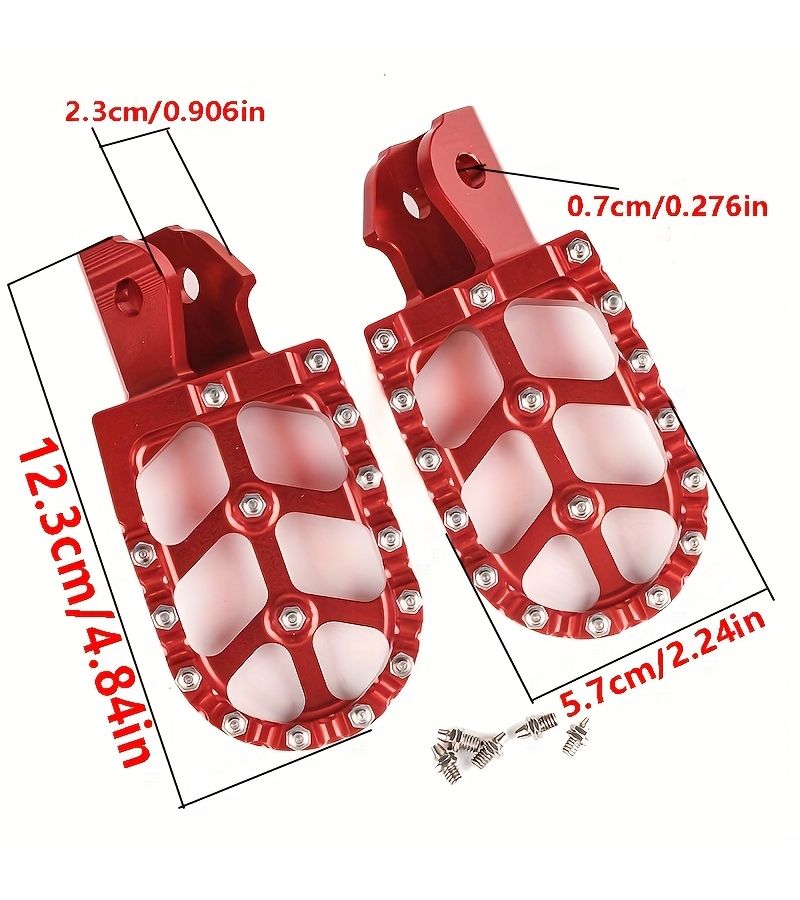 أقدام CNC سوداء لمساند الدواسات لدراجة Surron Light Bee X الكهربائية للطرق الوعرة - Image 2