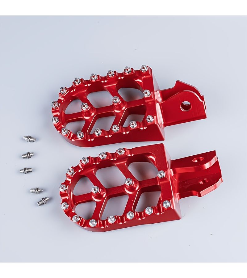 أقدام CNC سوداء لمساند الدواسات لدراجة Surron Light Bee X الكهربائية للطرق الوعرة - Image 4