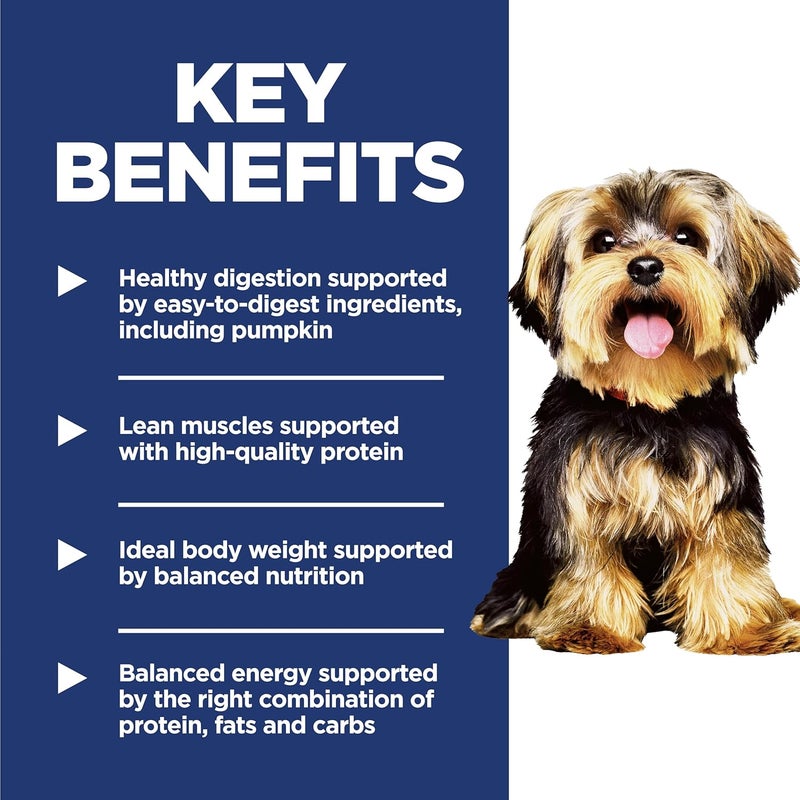 Hills Science Diet Small  Mini Adult 16 Small  Mini Breeds Premium Nutrition Dry Dog Food Chicken  Brown Rice 45 lb Bag - Image 4