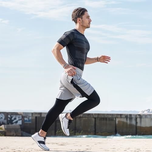 APLZGMG Compression Leg Sleeve, Basketball Leg Sleeve Full Length Sports Cycling Leg Sleeves Knee Brace Undersleeve for Men Women Running - Image 5
