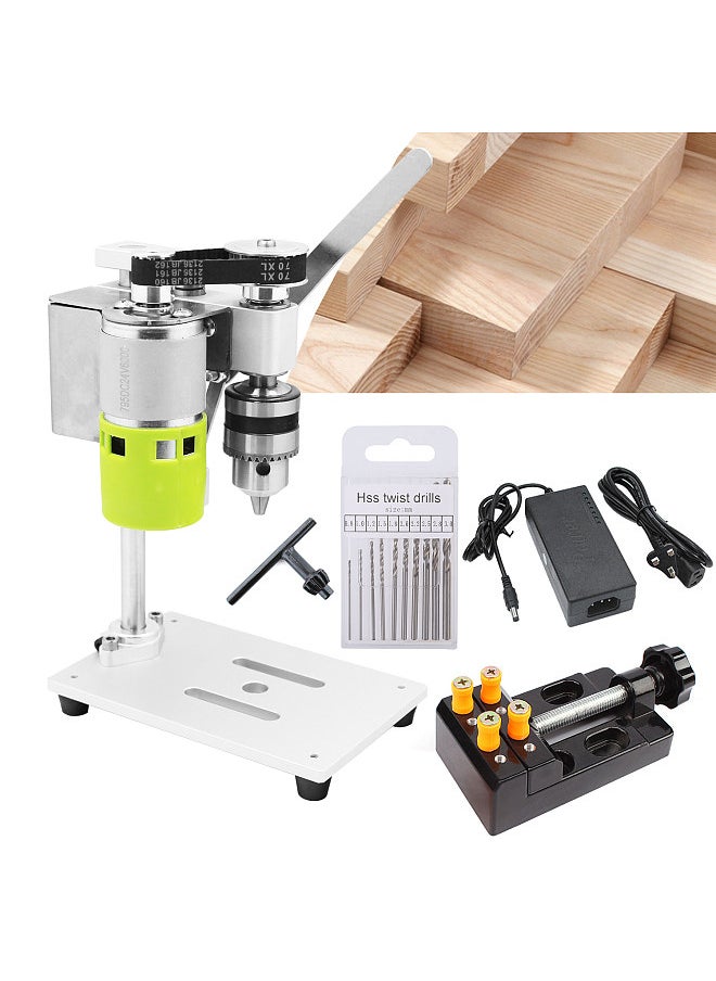 Generic - Mini Bench Drill Press Small Benchtop Drill Press High Precison 7-Speed Low Noise Compact Size Desktop Drilling Machine - Image 1