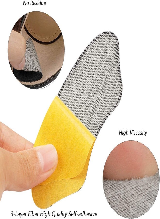 SEFLICA® 8 Pair Combo Self-Adhesive Heel Grips Liner Shoe Tightener Inserts for Loose Shoes, Shoe Bite Protector Heel Pads Snugs for Shoe Insoles, Heel Pad for Heel Pain Men Women ,Heel Liner (8 Black, Free) - Image 3