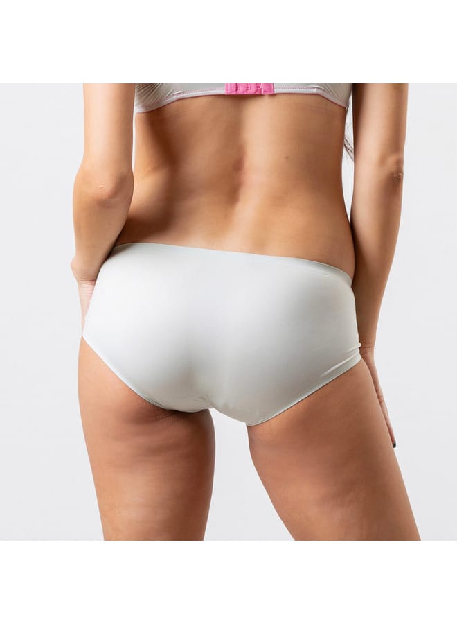 Aadaraya Aadaraya Assorted Bikini Briefs with Elasticated Waistband - Set of 5  - Image 3