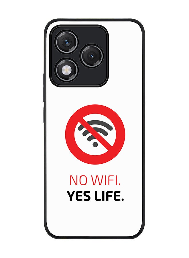 Stylizedd For Honor 400 Lite Case,Slim fit Camera Protection, Shockproof Thin Phone cover  - No Wifi, Yes Life