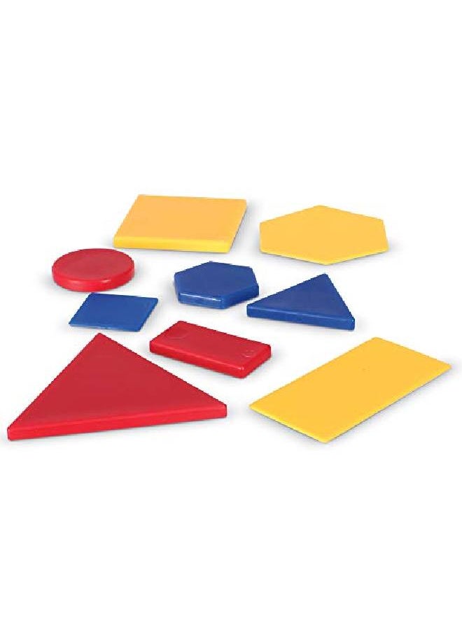 Learning Resources - Attribute Blocks Desk Set In Tray - Image 1