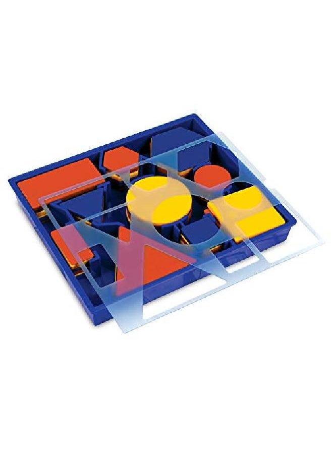 Learning Resources - Attribute Blocks Desk Set In Tray - Image 1