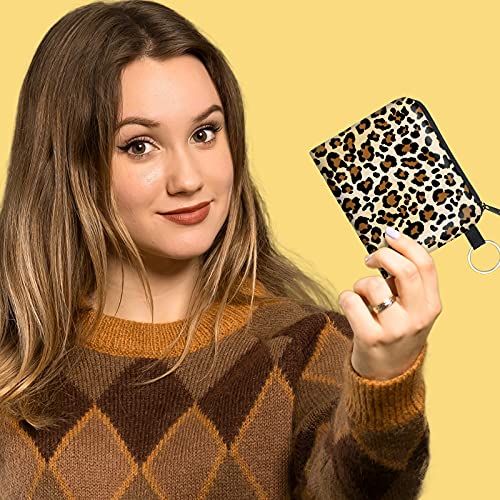 Frienda 10 Pieces Sublimation Coin Purse DIY Blank Makeup Bags Bulk Cosmetic Pouch Small Cute Coin Purse Heat Transfer Canvas Bag with Zipper for Ladies Kids(4.33 x 5.91 Inches) - Image 5