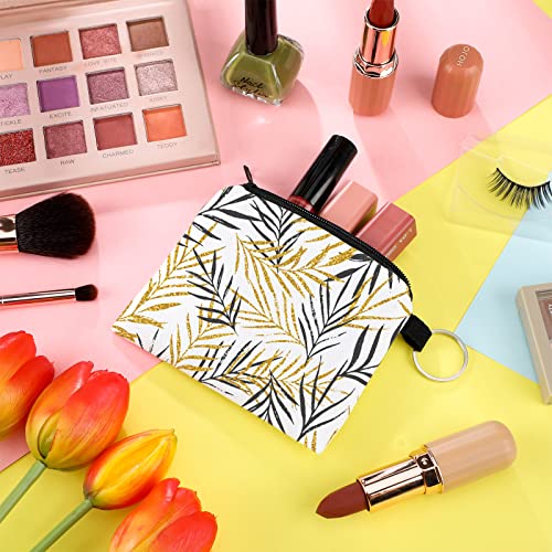 Frienda 10 Pieces Sublimation Coin Purse DIY Blank Makeup Bags Bulk Cosmetic Pouch Small Cute Coin Purse Heat Transfer Canvas Bag with Zipper for Ladies Kids(4.33 x 5.91 Inches) - Image 3