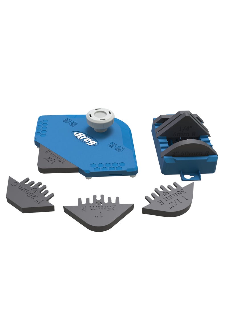 Kreg Kreg PRS1000 Corner Routing Guide Set - Corner Routing Guide - Use with Any Trim Router, Handheld Router, or Router Table - Router Woodworking Tool  - Image 1