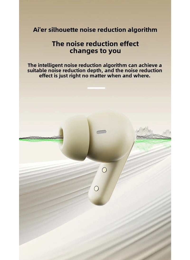 Wireless Earphone, Sports Bluetooth Headphones with Digital Display, Noise Cancelling, Long Battery Life, In-Ear Gaming Wireless Headphones, Heavy Bass, True Wireless Earbuds, ENC, Clear Calls, Lightweight Earphones, IPX5 Waterproof, Black - Image 5