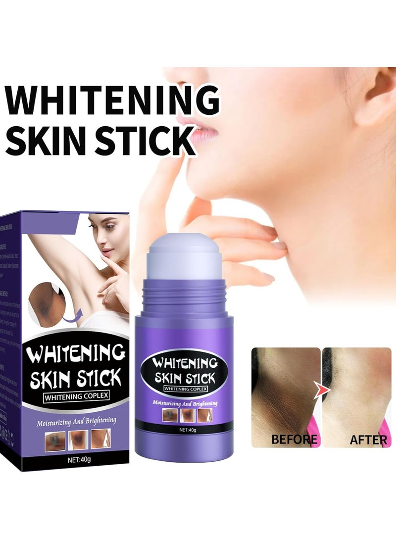 Eelhoe Body Whitening Skin Stick Brightens Melanin Inner Thighs Lightens Intimate Area Improves Dull Skin Underarm Whitening Stick 40g - Image 2