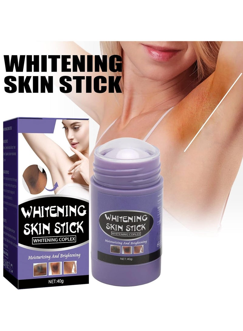 Eelhoe Body Whitening Skin Stick Brightens Melanin Inner Thighs Lightens Intimate Area Improves Dull Skin Underarm Whitening Stick 40g - Image 3