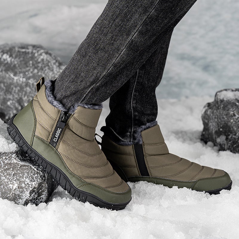 Plus Size High-Top Snow Boots New Outdoor Sports Leisure Hiking Boots Waterproof Non-Slip Warm Cotton Shoes - Image 5